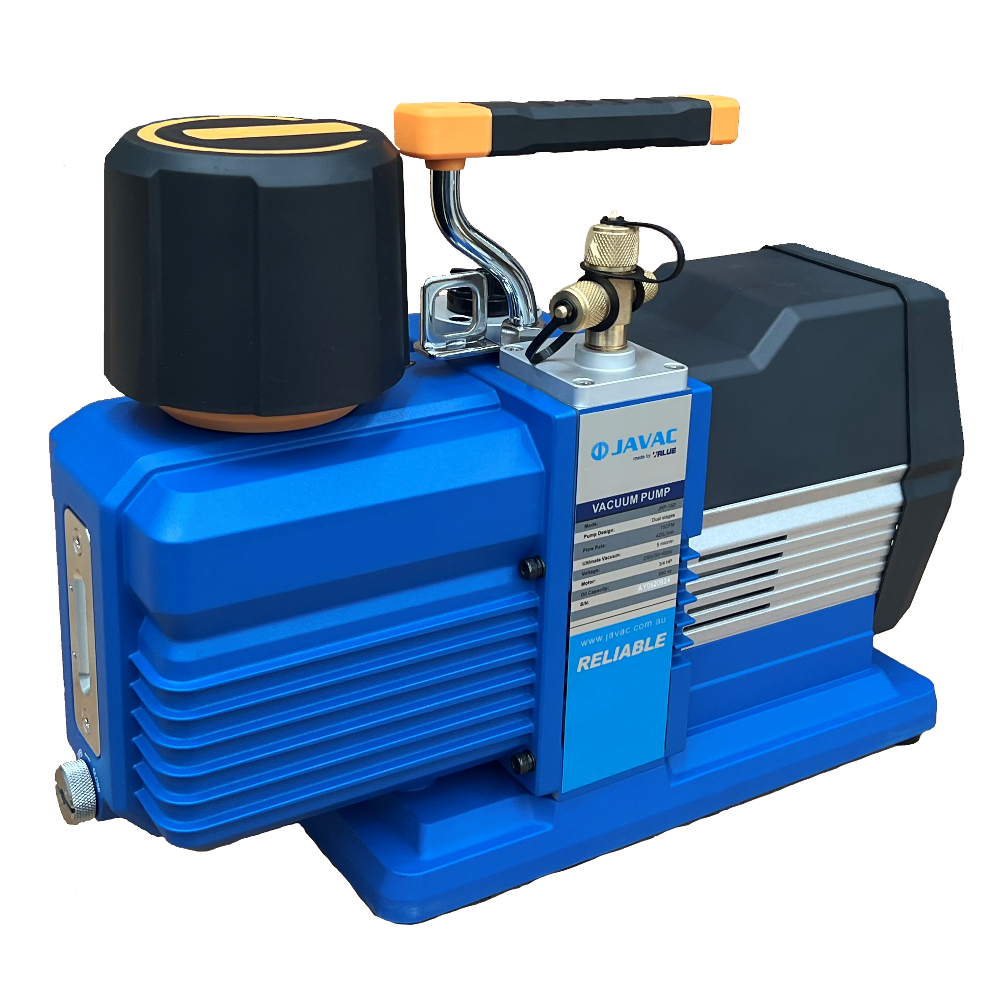 JAVAC DD400, 420 L/min, 2-stage Vacuum Pump - R32 Compliant