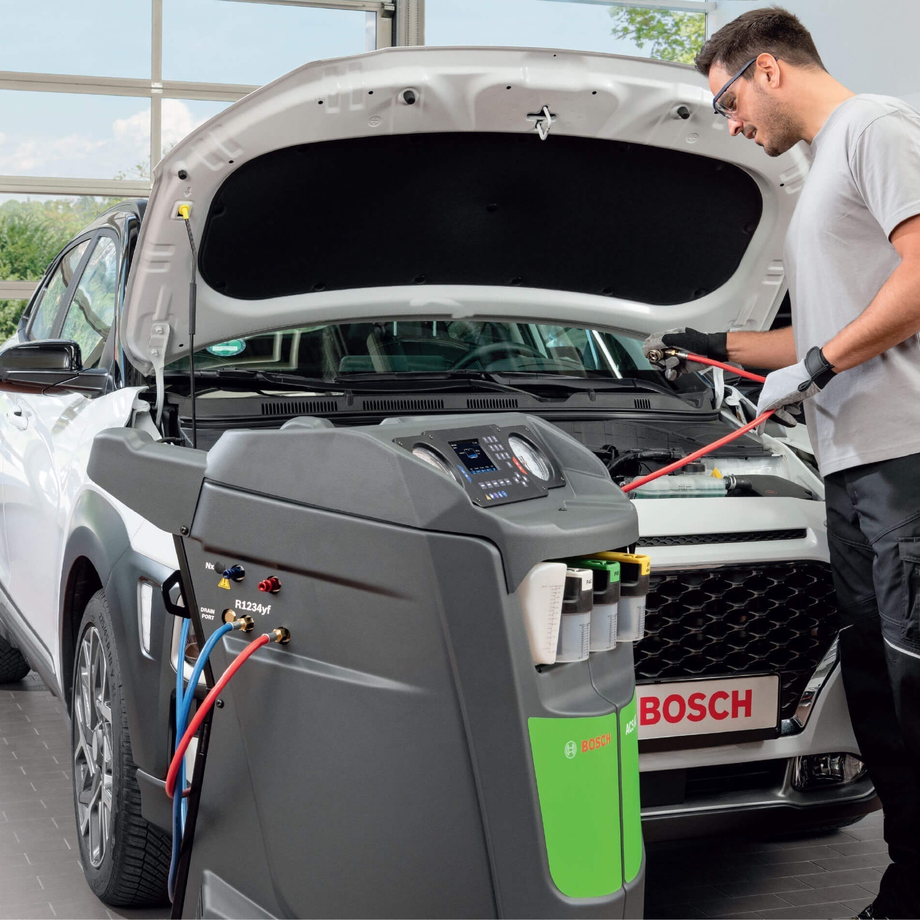 Bosch AC Service Units for EV & Hybrid Vehicle Maintenance | HVAC ...