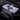 Small gray pouch with a logo on a dark background