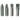 TENG 4PCE 5/16" DR. BIT SET FOR ID506 IMP DRIVER