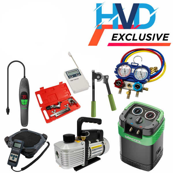 HVACDIRECT Basic Complete Refrigeration Kit (8 Piece Kit