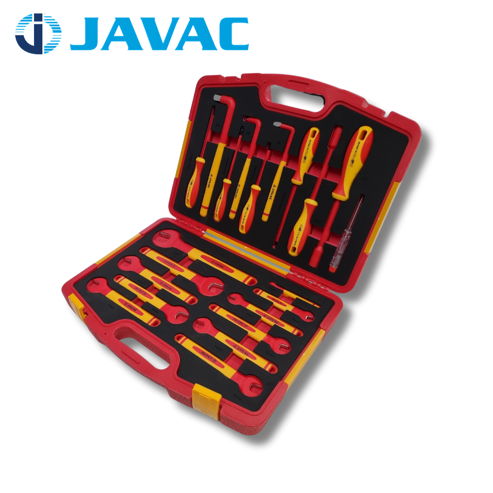 Java Updated Refrigeration Tool Kit.pdf JAVAC - 1000v 21 pce VDE Driver & Spanner tool kit | HVAC Direct Australia