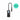 A handheld electronic probe device with a flexible black cord and probe tip, shown on a plain white background with a teal circular badge containing the word 'New'.