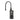 A rugged handheld electronic device with a flexible black neck light attached, shown on a plain white background.
