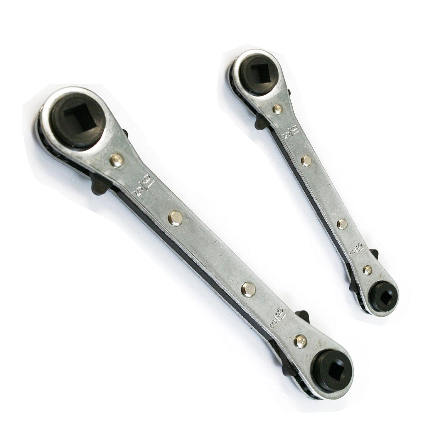 WRENCHES—Ratchet Style Square and Hex 4-way Spanners
