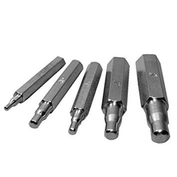 SWAGING HAMMER-PUNCH SET—5 Tools: 1/4", 5/16", 3/8", 1/2" & 5/8"