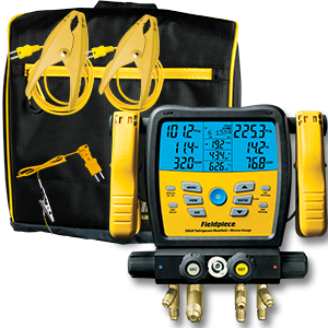 4-VALVE DIGITAL MANIFOLD—with built-in data logging