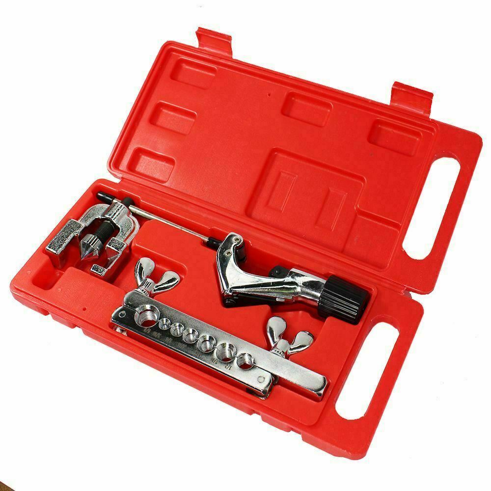 REFRIG FLARING TOOL KIT—with Tube Cutters 3/16", 1/4", 5/16", 3/8", 7/16", 1/2", 5/8"